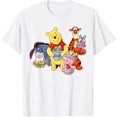 thumbnail image 1 of Winnie the Pooh Easter Characters Unisex Softstyle T-Shirt for Men Women Kids, 1 of 5