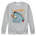 thumbnail image 1 of Winnie the Pooh - Eeyore Butterfly Flowers - Men's Crew Fleece Sweatshirt, 1 of 4