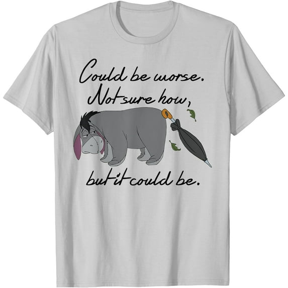 Winnie the Pooh Eeyore Could be Worse Unisex Softstyle T-Shirt for Men Women Kids