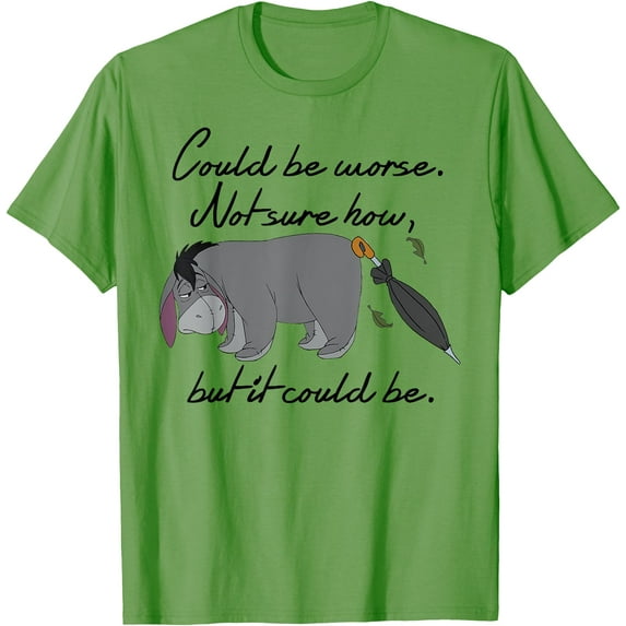 Winnie the Pooh Eeyore Could be Worse Unisex Softstyle T-Shirt for Men Women Kids