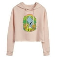 thumbnail image 1 of Winnie the Pooh - Eeyore Grazing Through Flowers - Rainbow - Juniors Cropped Pullover Hoodie, 1 of 4