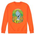 thumbnail image 1 of Winnie the Pooh - Eeyore Grazing Through Flowers - Rainbow - Men's Crew Neck Fleece Pullover, 1 of 1