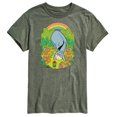 thumbnail image 1 of Winnie the Pooh - Eeyore Grazing Through Flowers - Rainbow - Men's Short Sleeve Graphic T-Shirt, 1 of 4