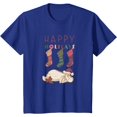 thumbnail image 1 of Winnie the Pooh Eeyore Happy Holidays Youth T-Shirt for Boy Girl Kids Toddler, Royal Blue Color, Size YS, 1 of 5