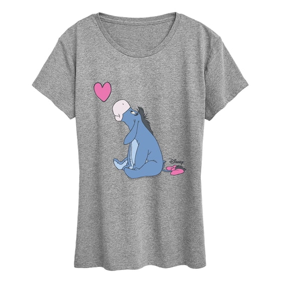 Winnie the Pooh - Eeyore Heart Short Sleeve Graphic T-Shirt