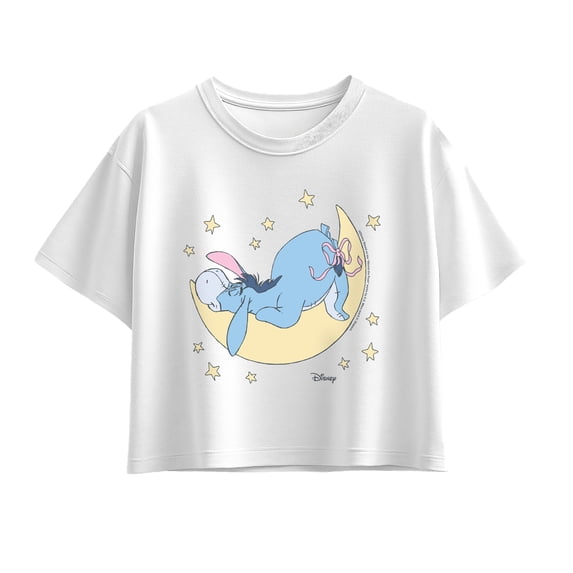 Winnie the Pooh - Eeyore Moon - Youth Girls Boxy T-Shirt