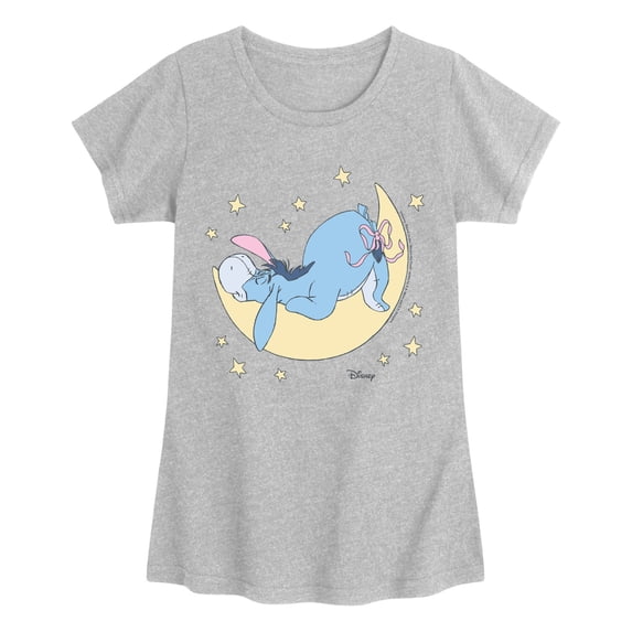 Winnie the Pooh - Girls' Fitted Short Sleeve Graphic T-Shirt