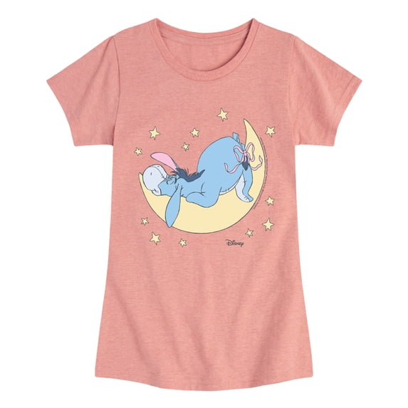 Winnie the Pooh - Girls' Fitted Short Sleeve Graphic T-Shirt