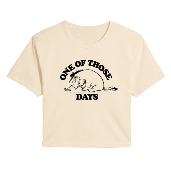 Winnie the Pooh - Eeyore One of Those Days Women's Cropped Graphic T-Shirt