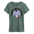 thumbnail image 1 of Winnie the Pooh -  Eeyore Thanks For Noticin Me - Women's Short Sleeve Graphic T-Shirt, 1 of 4