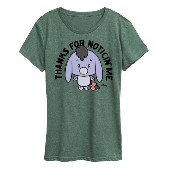 Winnie the Pooh - Eeyore Thanks For Noticin Me - Women's Short Sleeve Graphic T-Shirt