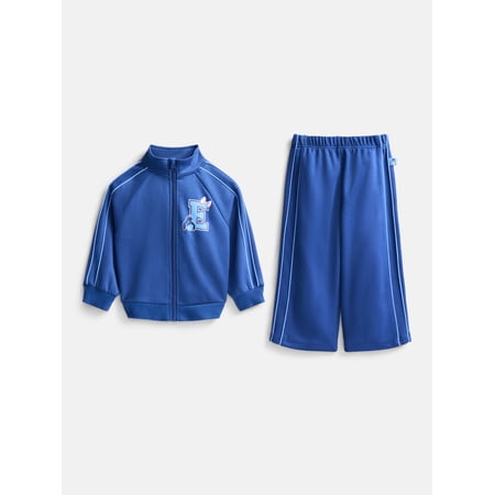 Winnie the Pooh Eeyore Toddler Girls Full-Zip Tracksuit Jacket and Pants Set, 2 Piece, Sizes 12M-5T
