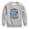 thumbnail image 1 of Winnie the Pooh - Eeyore it's Ok to Not Be Ok Boys' Graphic Long Sleeve Fleece Sweatshirt, 1 of 5