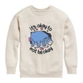 thumbnail image 1 of Winnie the Pooh - Eeyore it's Ok to Not Be Ok Boys' Graphic Long Sleeve Fleece Sweatshirt, 1 of 5
