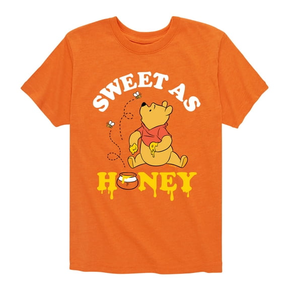 Winnie the Pooh - Enjoying Honey - Sweet as Honey - Toddler And Youth Short Sleeve Graphic T-Shirt