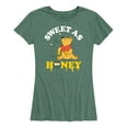 thumbnail image 1 of Winnie the Pooh - Enjoying Honey - Sweet as Honey - Women's Short Sleeve Graphic T-Shirt, 1 of 4