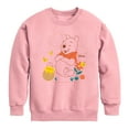 thumbnail image 1 of Winnie the Pooh - Enjoys Honey - Toddler And Youth Crewneck Fleece Sweatshirt, 1 of 3