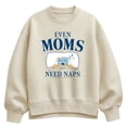 thumbnail image 1 of Winnie the Pooh - Even Moms Need Naps - Women's Oversized Fleece Crew Sweatshirt, 1 of 3
