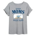 thumbnail image 1 of Winnie the Pooh - Even Moms Need Naps - Women's Oversized Graphic T-Shirt, 1 of 4