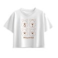 thumbnail image 1 of Winnie the Pooh - Faces - Youth Girls Boxy T-Shirt, 1 of 5