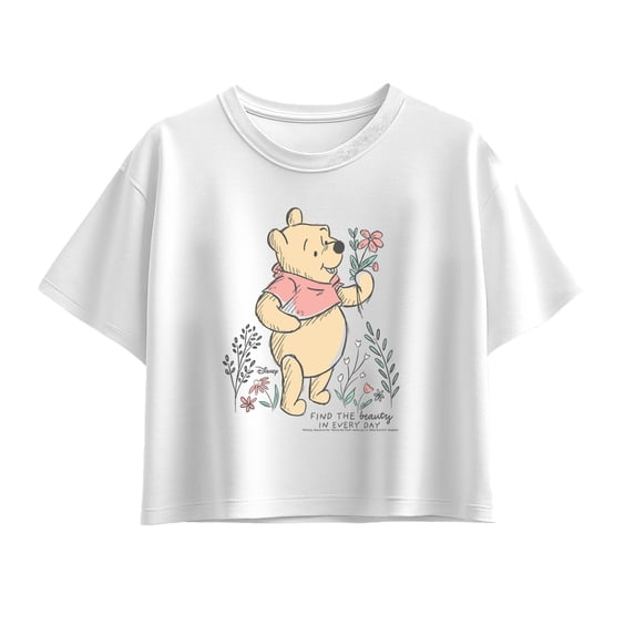 Winnie the Pooh - Find the Beauty in Every Day - Youth Girls Boxy T-Shirt