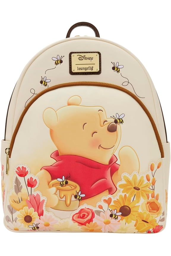 Winnie the Pooh Floral Bee Mid-Size Backpack Loungefly
