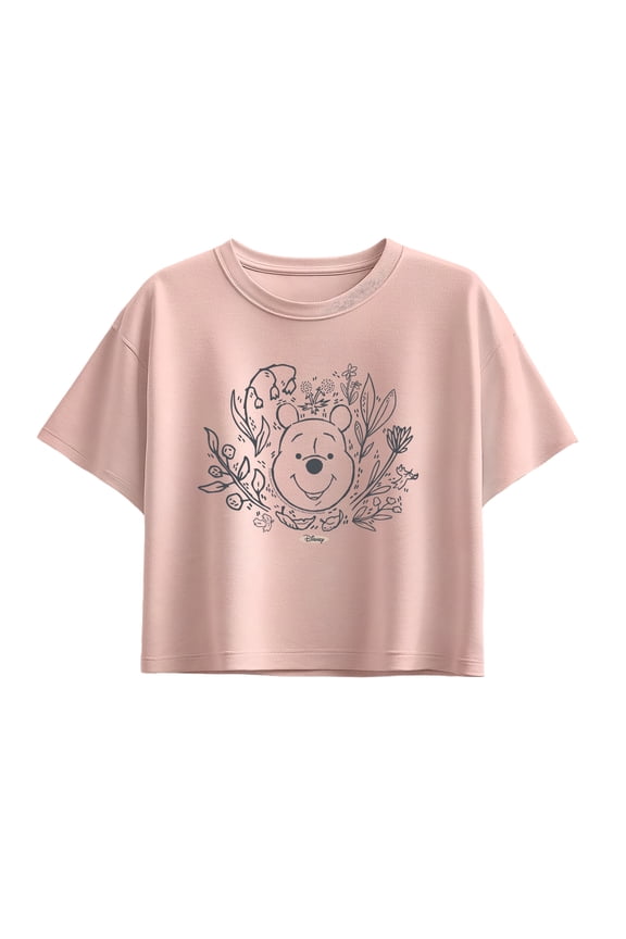 - Floral Face - Youth Girls Boxy T-Shirt