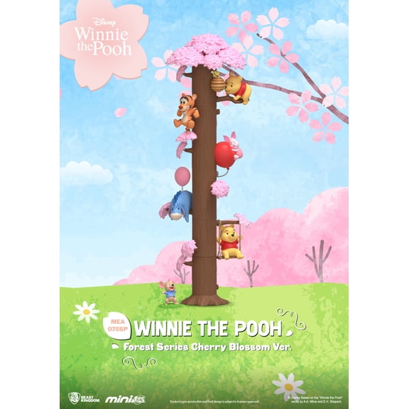 Winnie the Pooh Forest series Cherry blossom Ver. Blind Box Set (6PCS) (Mini Egg Attack)
