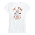 thumbnail image 1 of Winnie the Pooh - Friends Are Family We Choose - Women's Short Sleeve Graphic T-Shirt, 1 of 4
