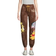 Winnie the Pooh & Friends Juniors Graphic Jogger Pants, Sizes XS-XXXL