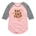 thumbnail image 1 of Winnie the Pooh - Friendship - Tigger, Piglet, and Pooh - Toddler And Youth Girls Raglan Graphic T-Shirt, 1 of 4