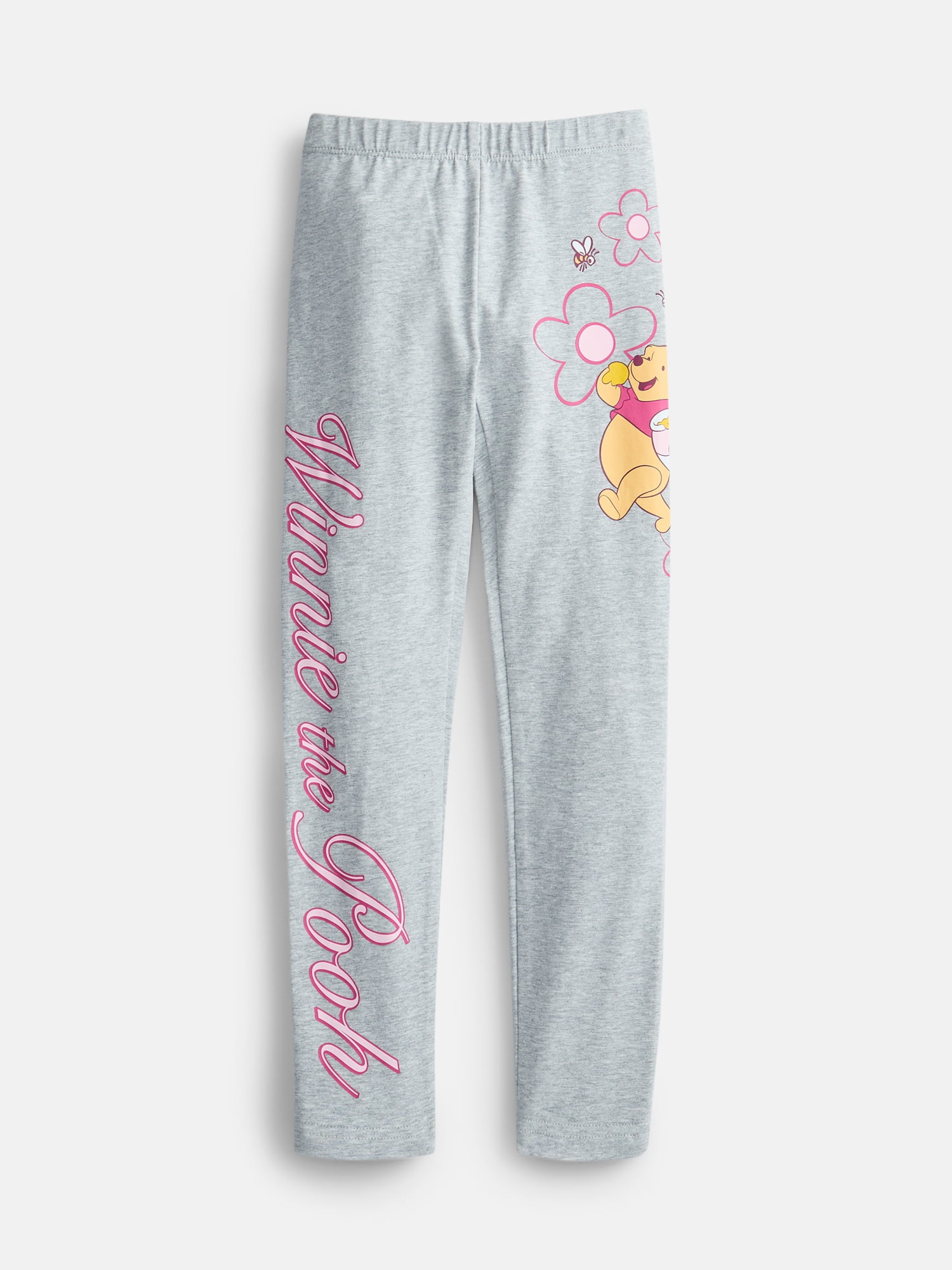 Winnie the Pooh Girls' Good Spring Graphic Leggings, Sizes 4-16