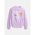thumbnail image 1 of Winnie the Pooh Girls Honey Graphic Sweatshirt, Sizes 4-16, 1 of 10