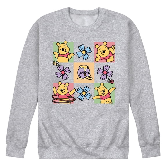 Winnie the Pooh - Grid Men's Graphic Fleece Sweatshirt