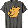 thumbnail image 1 of Winnie the Pooh Happy Big Face Unisex Softstyle T-Shirt for Men Women Kids,Charcoal Color,Size M, 1 of 5