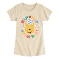 thumbnail image 1 of Winnie the Pooh - Hip Hip Pooh-ray - Youth Girls Fitted Short Sleeve T-Shirt, 1 of 5