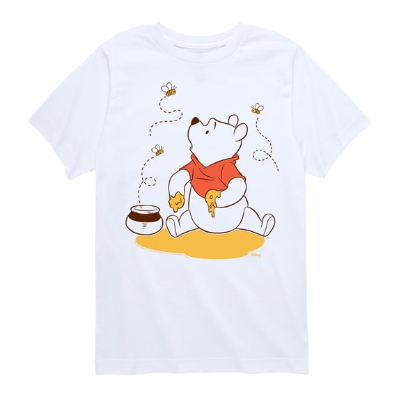 Winnie the Pooh - Honey Bees - Youth Boys Short Sleeve Graphic T-Shirt
