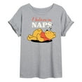 thumbnail image 1 of Winnie the Pooh - I Believe in Naps - Juniors Ideal Flowy Muscle T-Shirt, 1 of 4
