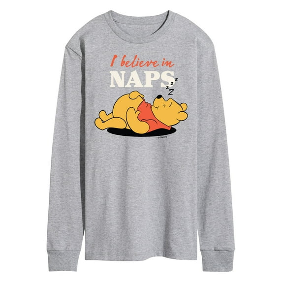 Winnie the Pooh - I Believe in Naps - Men's Long Sleeve T-Shirt