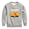thumbnail image 1 of Winnie the Pooh - I Believe in Naps - Toddler And Youth Crewneck Fleece Sweatshirt, 1 of 4