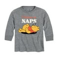 thumbnail image 1 of Winnie the Pooh - I Believe in Naps - Toddler And Youth Long Sleeve Graphic T-Shirt, 1 of 4