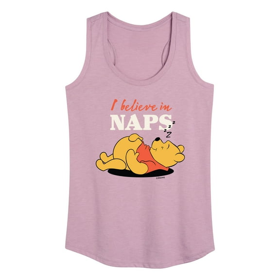 Winnie the Pooh - I Believe in Naps - Women's Racerback Tank Top
