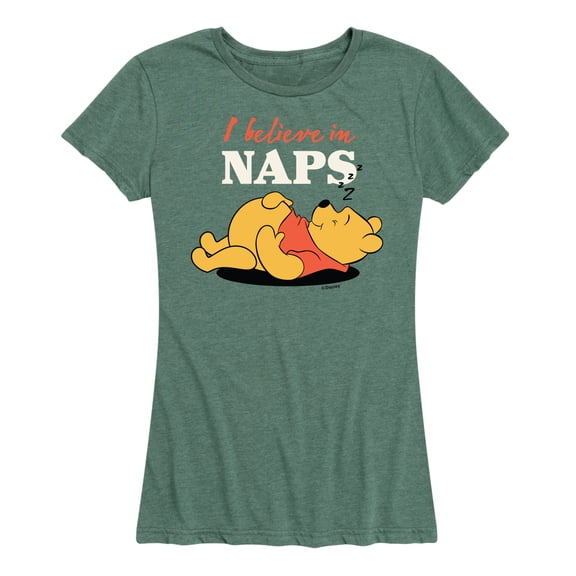 Winnie the Pooh - I Believe in Naps - Women's Short Sleeve Graphic T-Shirt