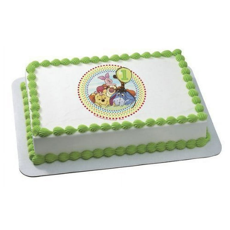 Disney Cake Toppers Baby Winnie the Pooh Cupcake Toppers Edible Image