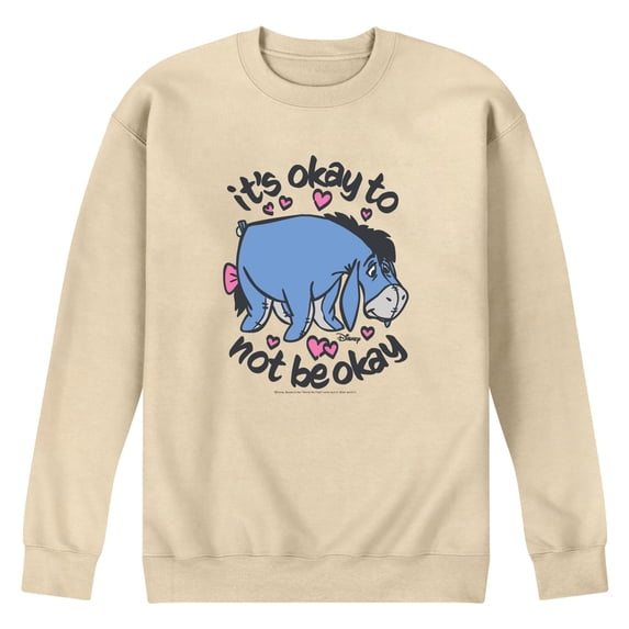 Winnie the Pooh - It's Okay Eeyore - Men's Crew Fleece Sweatshirt