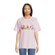 Winnie the Pooh Juniors and Juniors Plus Graphic Embroidery T-Shirt, Sizes XS-3XL