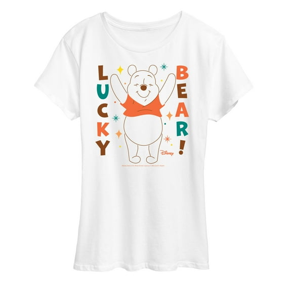 Winnie the Pooh - Lucky Bear - Women's Short Sleeve Graphic T-Shirt