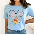 thumbnail image 1 of Winnie the Pooh Magic Castle Theme Family Vacation Comfort Colors T-Shirt,White Color,Size YXL, 1 of 5