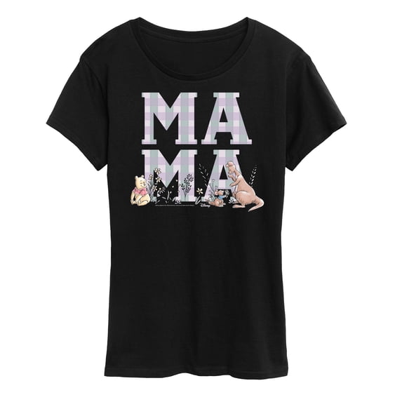 Winnie the Pooh - Mama Grid - Women's Short Sleeve Graphic T-Shirt