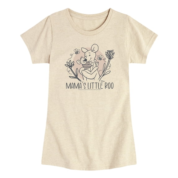 Winnie the Pooh - Mama's Little Roo - Toddler Girls Fitted Short Sleeve T-Shirt